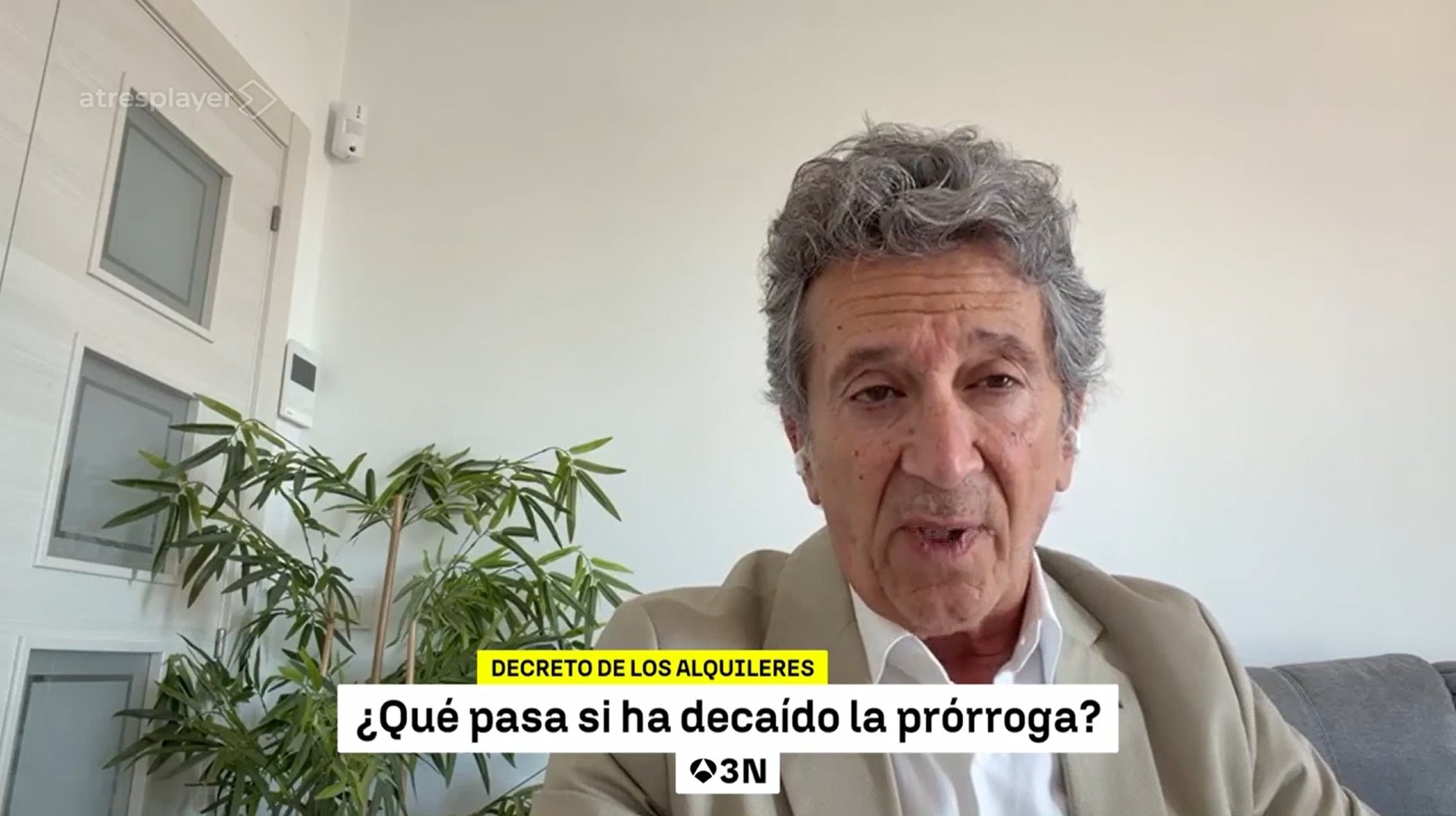Emilio Rojas en Antena 3 Noticias